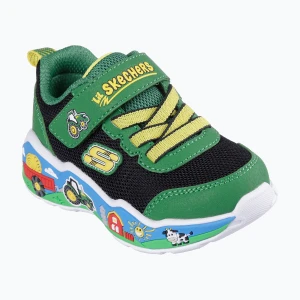 Buty dzicięce SKECHERS Play Scene Barn-Squad Buddies green/black