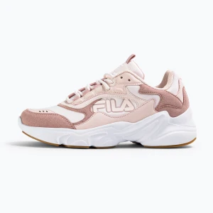 Buty dziecięce FILA Collene Logo pale mauve/white