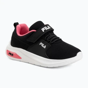Buty dziecięce FILA Madrun Velcro black/sangria sunset