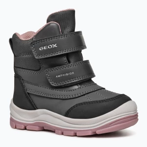 Buty dziecięce Geox Flantil ABX anthracite/dark pink