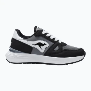 Buty dziecięce KangaROOS K-Sneak Jay jet black/steel grey