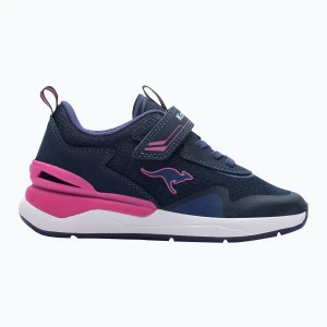 Buty dziecięce KangaROOS KD-Gym EV dark navy/fandango pink