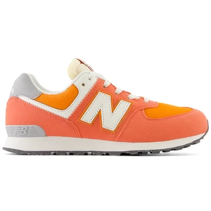 Buty dziecięce New Balance GC574RCB - pomarańczowe