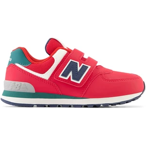 Buty dziecięce New Balance PV574CU – czerwone