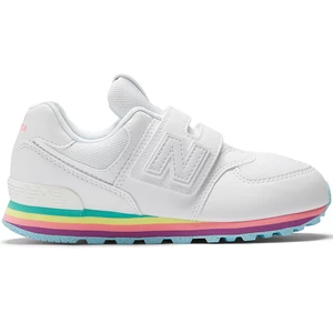 Buty dziecięce New Balance PV574KIJ – białe