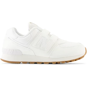 Buty dziecięce New Balance PV574NWW - białe