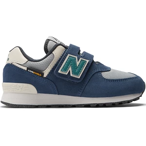 Buty dziecięce New Balance PV574SOA - niebieskie