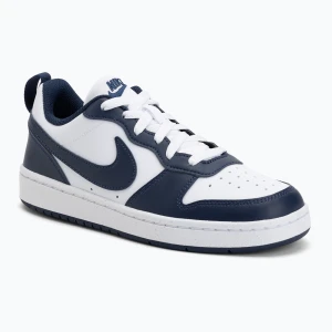 Buty dziecięce Nike Court Borough Low Next Bloom white/white/midnight navy