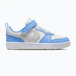 Buty dziecięce Nike Court Borough Low Recraft summit white/cobalt pulse/vast grey