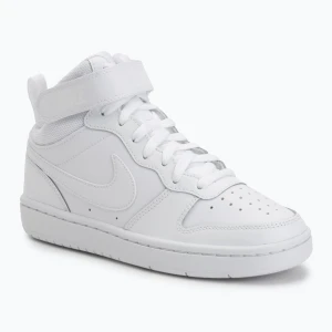 Buty dziecięce Nike Court Borough Mid 2 white/white/white