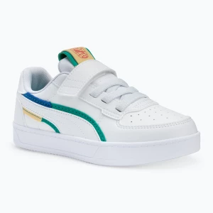 Buty dziecięce PUMA Caven 2.0 Ready, Set, Better AC+ PS puma white/cobalt glaze/sparkling green