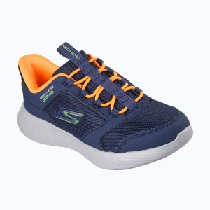 Buty dziecięce SKECHERS Go Run 400 V2 Turbo-Brisk navy/orange