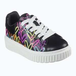 Buty dziecięce SKECHERS Hi Ridge Heart Takeover black/multicolor