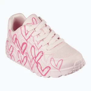 Buty dziecięce SKECHERS JGoldcrown Uno Lite Spread The Joy light pink/multicolor