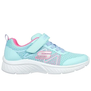 Buty dziecięce Skechers Microspec Plus Swirl Sweet 303535LAQPK - niebieskie