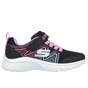 Buty dziecięce Skechers Microspec Plus Swirl Sweet 303535LBKMT - czarne