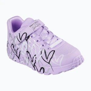 Buty dziecięce SKECHERS Uno Lite Love Levitate lavender/multi