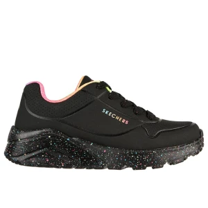 Buty dziecięce Skechers Uno Lite Rainbow Speckle 310456LBKMT - czarne