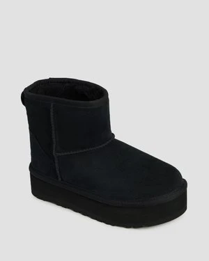 Buty dziecięce UGG Classic Mini Platform czarne
