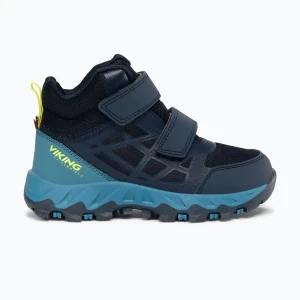 Buty dziecięce Viking Track Mid 2V Waterproof navy/demin Granatowy