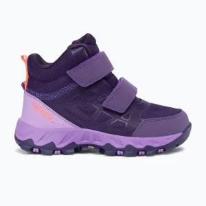 Buty dziecięce Viking Track Mid 2V Waterproof plum/multi Bordowy
