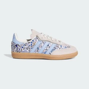 Buty dziecięce z elastycznymi sznurówkami i wygodnym zapięciem Samba OG x Liberty London Adidas