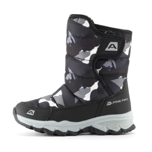 Buty dziecięce zimowe ocieplane Iremo czarne Alpine Pro