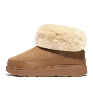 Buty FitFlop GEN-FF Mini Double-Faced Shearling Boots W GS6-A69 beżowy