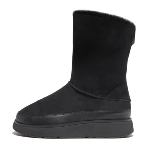 Buty FitFlop GEN-FF Short Double-Faced Shearling Boots W GO9-090 czarne