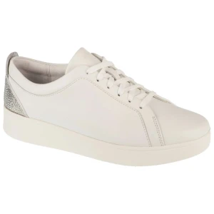 Buty FitFlop Rally Crystal Sneakers HY8-610 z Cyrkoniami białe