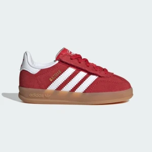 BUTY GAZELLE INDOOR COMFORT CLOSURE ELASTIC LACE Adidas czerwony