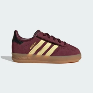 BUTY GAZELLE INDOOR Z WYGODNYM ZAPIĘCIEM I ELASTYCZNYMI SZNUROWADŁAMI Adidas bordowy