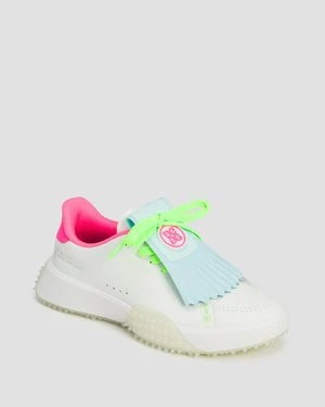 Buty golfowe damskie G/Fore G.112 Kiltie biało-różowe