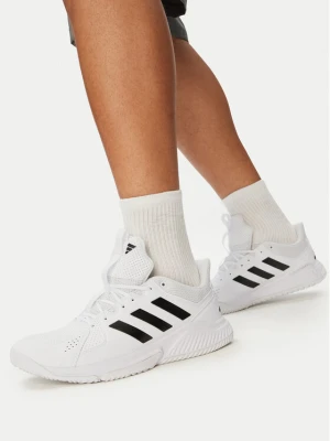 Buty halowe adidas Court Flight Indoor Shoes JR9576 Biały
