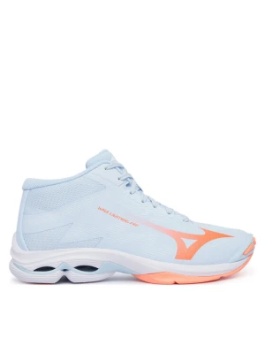 Buty halowe Mizuno Wave Lightning Pro Mid V1GC2665 Niebieski jasny