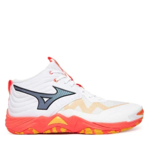 Buty halowe Mizuno Wave Momentum Elite Mid V1GA2517 Pomarańczowy