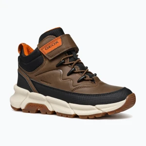 Buty juniorskie Geox Flexyper Plus brown cotto / black