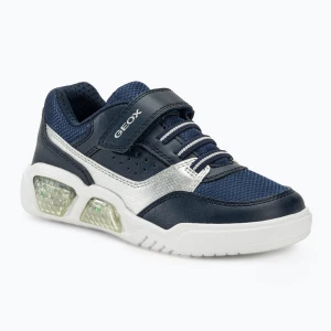 Buty juniorskie Geox Illuminus ocean blue/silver