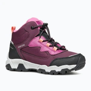 Buty juniorskie Geox Magnetar ABX burgundy