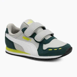 Buty juniorskie PUMA Cabana Racer SL 20 V PS cool light gray/puma white/dark myrtle/lime smash