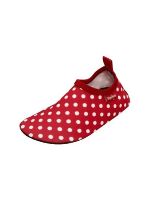 Buty kąpielowe- czerwone i białe kropki Playshoes