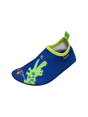 Buty kąpielowe- granatowe z krokodylem Playshoes