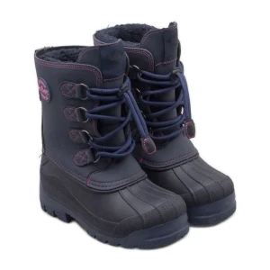 Buty Lee Cooper zimowe śniegowce LCJ-24-44-2843K niebieskie