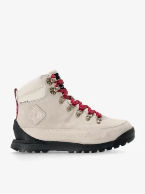 Buty lifestyle damskie The North Face Back-To-Berkeley IV Leather WP - white dune/tnf black