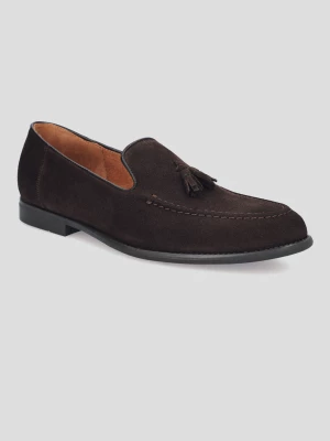 Buty Loafersy Dorine Brązowe Lancerto