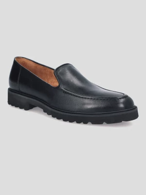 Buty Loafersy Ellon Czarne Lancerto