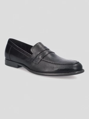 Buty Loafersy Huron Ciemnobrązowe Lancerto