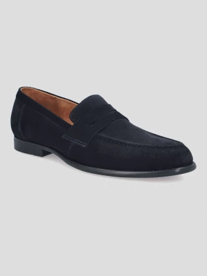 Buty Loafersy Huron Granat Lancerto