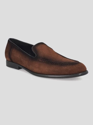 Buty Loafersy Mawsley Brązowe Lancerto