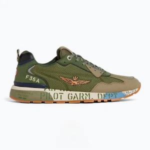 Buty męskie Aeronautica Militare 252SC0276UCT04249 verde militare